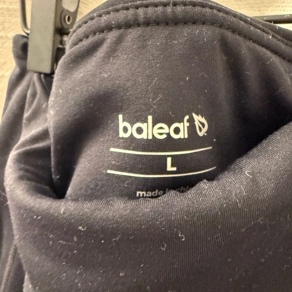 Black fleece lined Leggings - Picture 2 of 4